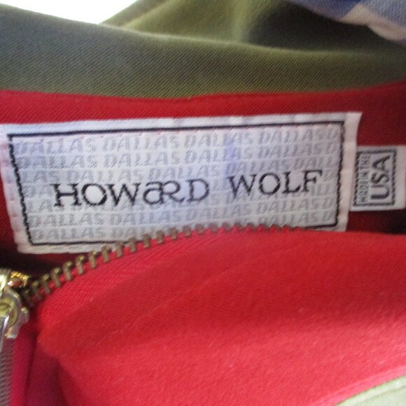 Vintage Color Block Howard Wolf Zip up Jacket Size 12 - Picture 5 of 6